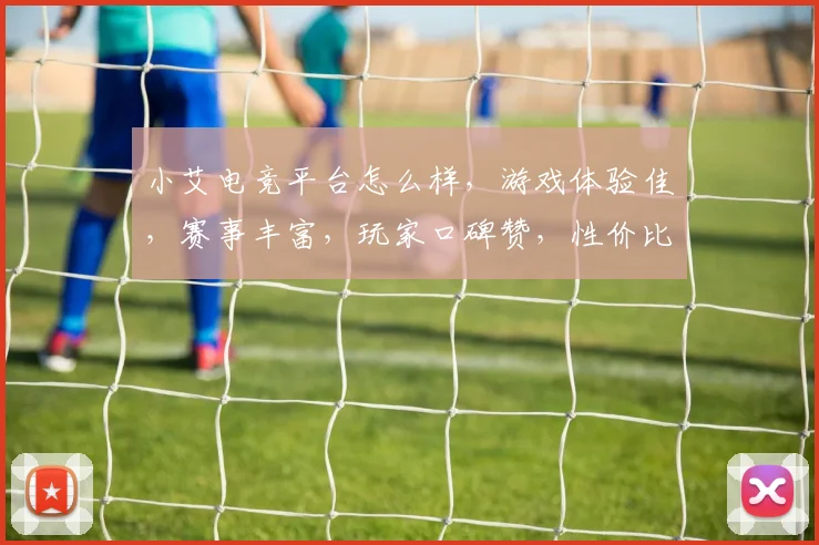 小艾电竞平台怎么样，游戏体验佳，赛事丰富，玩家口碑赞，性价比高，值得一试